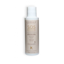 Korban Professional Atkuriamasis plaukų serumas procedūros užbaigimui pažeistiems plaukams S.O.S Repair Finisher