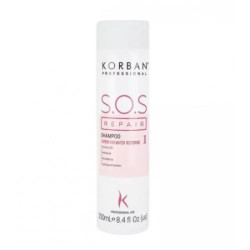 Korban Professional Atstatomasis plaukų šampūnas sausiems ir pažeistiems plaukams S.O.S Repair Shampoo