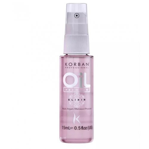 Maitinamasis aliejinis serumas plaukams glotnumui ir blizgesiui Oil Premium Elixir 15ml 