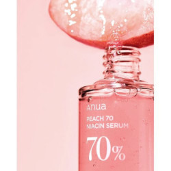 ANUA Švytėjimo suteikiantis veido serumas su persikų ekstraktu ir niacinamidu Peach 70% Niacinamide Serum