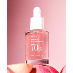 ANUA Švytėjimo suteikiantis veido serumas su persikų ekstraktu ir niacinamidu Peach 70% Niacinamide Serum