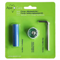 ApaCare Akumuliatoriaus keitimo rinkinys elektriniam garsiniam dantų šepetėliui Sonic Change Battery Replacement Kit