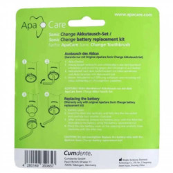 ApaCare Akumuliatoriaus keitimo rinkinys elektriniam garsiniam dantų šepetėliui Sonic Change Battery Replacement Kit