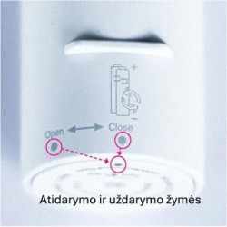 ApaCare Akumuliatoriaus keitimo rinkinys elektriniam garsiniam dantų šepetėliui Sonic Change Battery Replacement Kit