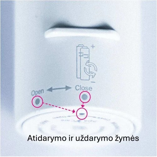 ApaCare Akumuliatoriaus keitimo rinkinys elektriniam garsiniam dantų šepetėliui Sonic Change Battery Replacement Kit
