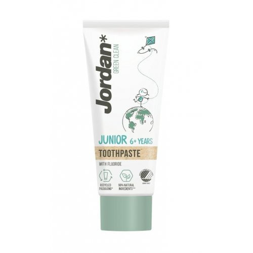 Vaikiška dantų pasta vaikams nuo 6 metų su fluoru ir ksilitoliu Green Clean Junior 6+ years Toothpaste 50ml 