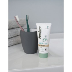 Jordan Vaikiška dantų pasta vaikams nuo 6 metų su fluoru ir ksilitoliu Green Clean Junior 6+ years Toothpaste