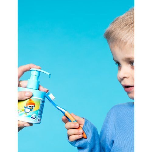 Jordan Vaikiška dantų pasta su dozatoriumi vaikams nuo 0 iki 5 metų Kids Toothpaste Pump 0-5 years