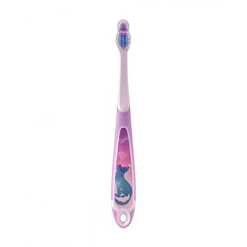 Jordan Minkštas vaikiškas dantų šepetėlis 6-9 metų vaikams Step 6-9 years Junior Toothbrush Soft