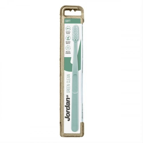 Jordan Minkštas dantų šepetėlis Green Clean Soft Toothbrush