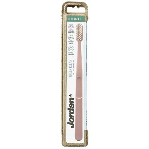 Jordan Ypač minkštas dantų šepetėlis Green Clean Ultrasoft Toothbrush