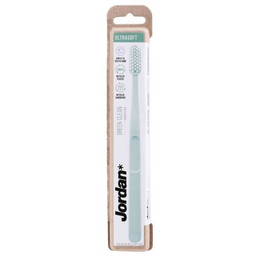 Jordan Ypač minkštas dantų šepetėlis Green Clean Ultrasoft Toothbrush