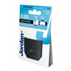 Jordan Balinamasis tarpdančių siūlas su aktyvintąja anglimi Whitening Dental Floss