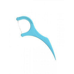 Jordan Tarpdančių siūlai su laikikliu, dantų krapštuku ir liežuvio valikliu 3-in-1 Flosser
