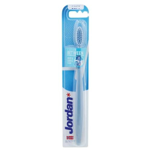 Jordan Ypač minkštas dantų šepetėlis tarpdančių valymui Clean Between Ultra Soft Toothbrush