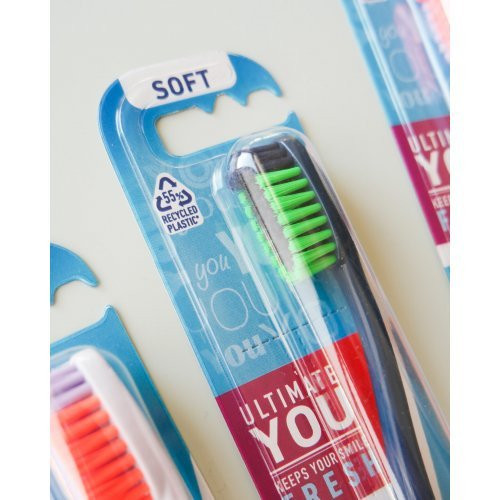 Jordan Minkštas dantų šepetėlis su ergonomiška rankena Ultimate You Soft Toothbrush