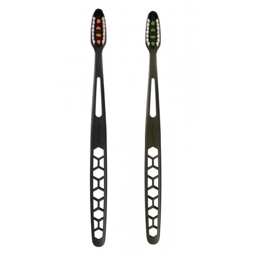 Jordan Lengvų vidutinio kietumo dantų šepetėlių rinkinys 2 vnt. Ultralite 1+1 Toothbrush Medium