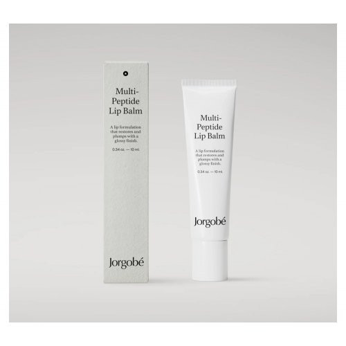 Jorgobé Lūpų balzamas su peptidais, skirtas glotnesnėms ir putlesnėms lūpoms Multi-Peptide Lip Balm