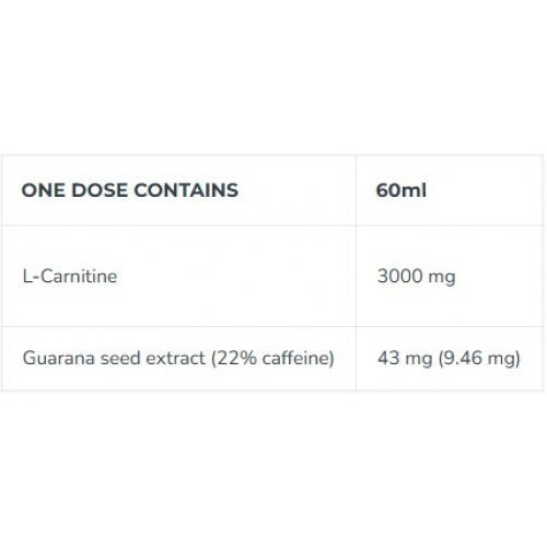 Iconfit L-KARNITINAS prieš treniruotę L-Carnitine 3000 Shot