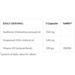 Iconfit Maisto papildas Vitamin D3 4000IU Immune Support