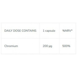 Iconfit Maisto papildas chromas Chromium Blood Glucose Level Support