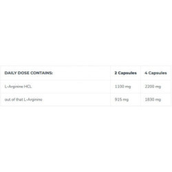 Iconfit Maisto papildas L-Arginine 1100 - 2200mg Amino Acid