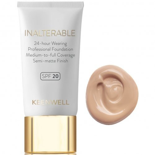 Keenwell Ilgai išliekantis makiažo pagrindas SPF 20 su pusiau matiniu finišu Inalterable Foundation SPF20