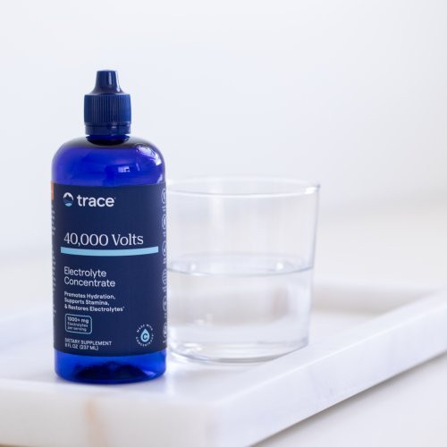 Trace Minerals Skystas elektrolitų koncentratas su magniu, kaliu ir joniniais mikroelementais 40,000 Volts Electrolyte Concentrate