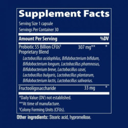 Trace Minerals Gerosios bakterijos žarnyno mikrofloros balansui Probiotic 55 Billion Capsules