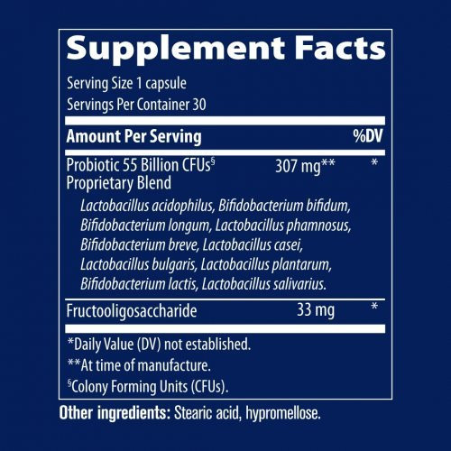 Trace Minerals Gerosios bakterijos žarnyno mikrofloros balansui Probiotic 55 Billion Capsules