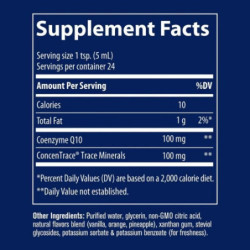 Trace Minerals Skystas kofermentas Q10 su joniniais mikroelementais Liquid COQ10 100 mg