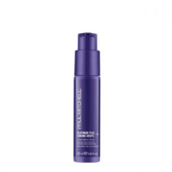 Paul Mitchell Koncentruoti violetiniai tonavimo lašai blond, žiliems ir sidabriniams plaukams Platinum Plus Violet Toning Drops