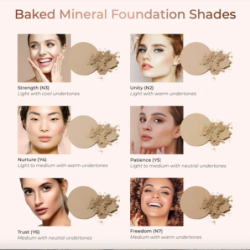 Inika Organic Baked Mineral Foundation Kompaktinė mineralinė pudra 8g