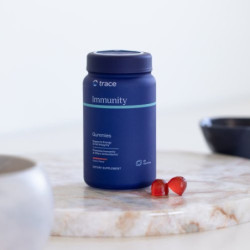 Trace Minerals Guminukai imunitetui su vitaminu C, vitaminu D, cinku ir acerola vyšnia Immunity Gummies