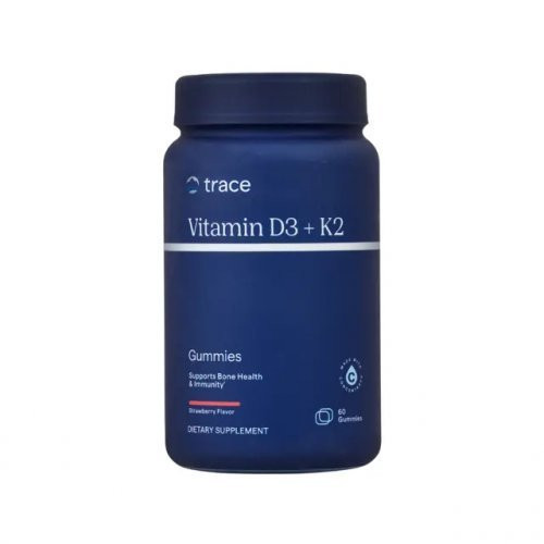 Vitaminas D3 + K2 guminukų formoje Vitamin D3 + K2 Gummies 60 guminuku
