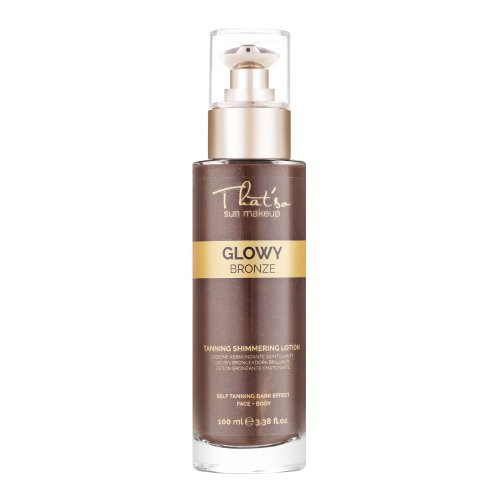 Švytėjimo suteikiantis savaiminio įdegio losjonas Sun Makeup Glowy Bronze Tannings Shimmering Lotion 100ml