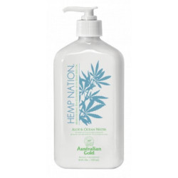 Australian Gold Kasdienis kūno losjonas su alavijais ir vandenyno vandeniu Hemp Nation Aloe & Ocean Water