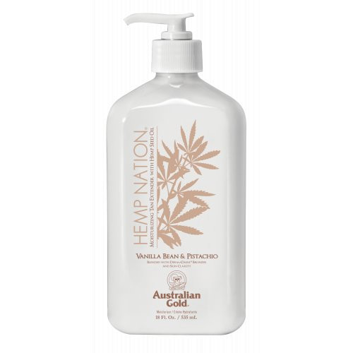 Australian Gold Kasdienis kūno losjonas su vanilės ir pistacijų aromatu Hemp Nation Vanilla Bean & Pistachio