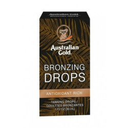 Australian Gold Bronziniai lašiukai odai švytėjimui ir šiltesniam atspalviui Bronzing Drops Antioxidant Rich