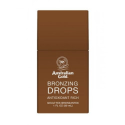 Australian Gold Bronziniai lašiukai odai švytėjimui ir šiltesniam atspalviui Bronzing Drops Antioxidant Rich