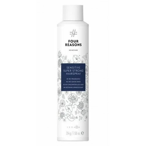 Bekvapis ypač stiprios fiksacijos plaukų lakas jautriai galvos odai No Nothing Sensitive Super Strong Hairspray 300ml