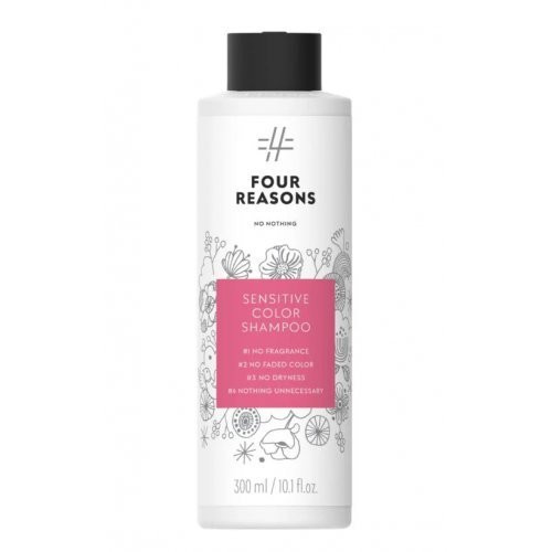 Four Reasons Bekvapis spalvą saugantis šampūnas dažytiems plaukams No Nothing Sensitive Color Shampoo