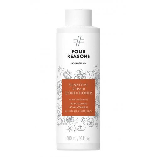 Four Reasons Bekvapis pažeistus plaukus atkuriantis kondicionierius No Nothing Sensitive Repair Conditioner
