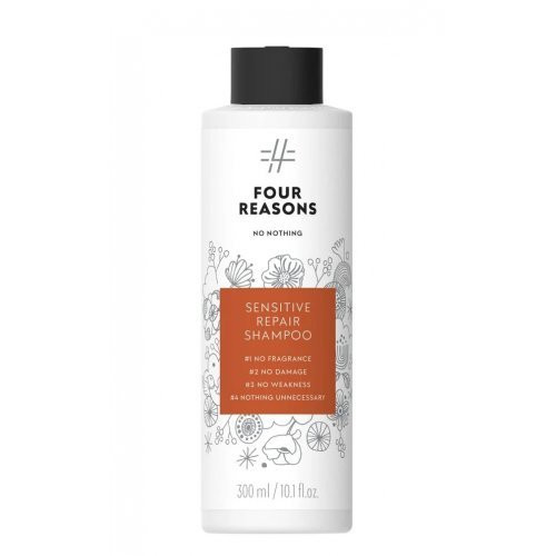 Four Reasons Bekvapis atkuriamasis šampūnas pažeistiems plaukams No Nothing Sensitive Repair Shampoo
