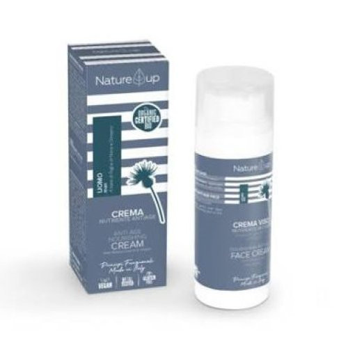 Naturys Maitinamasis kremas vyrams prieš odos senėjimą Nature Up Antiage Nourishing Cream