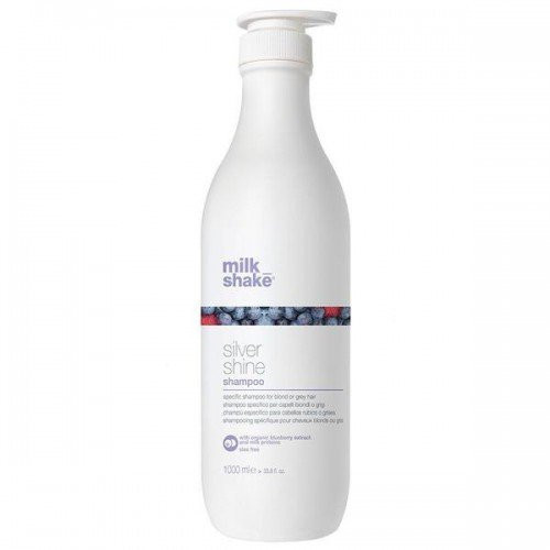 Milk_shake Šampūnas suteikiantis pilkus atspalvius Silver Shine Shampoo
