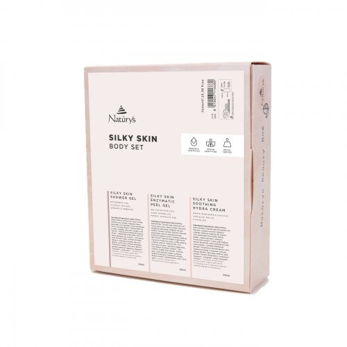 Naturys Švelnios odos rinkinys kūnui Body Silky Skin Box