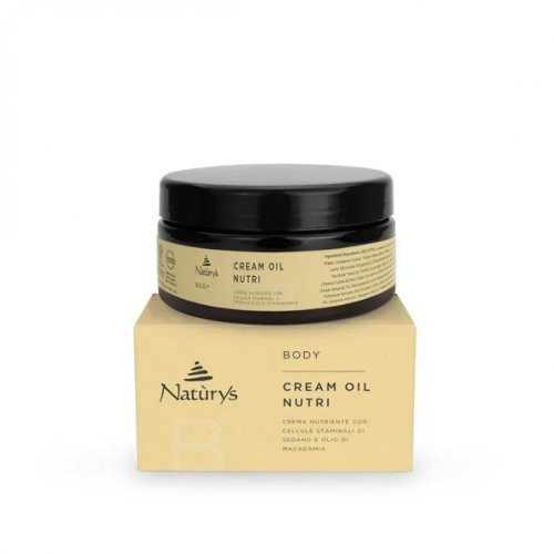 Maitinamasis kūno kremas su salierų kamieninėmis ląstelėmis ir makadamijų aliejumi Body Cream Oil Nutri 250ml