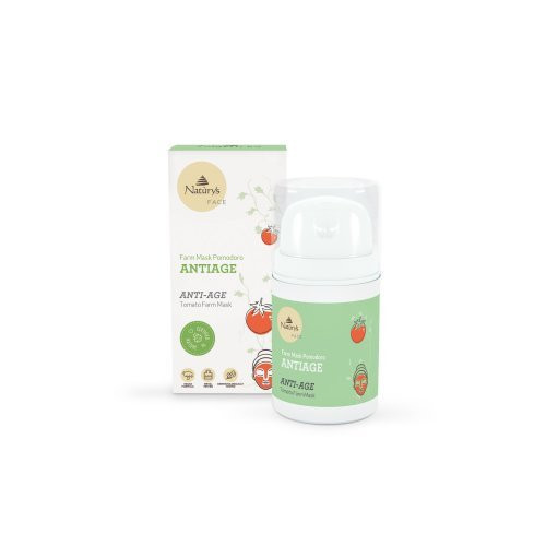 Drėkinamoji pomidorų kaukė brandžios odos priežiūrai Tomato Mask Antiage 50ml 