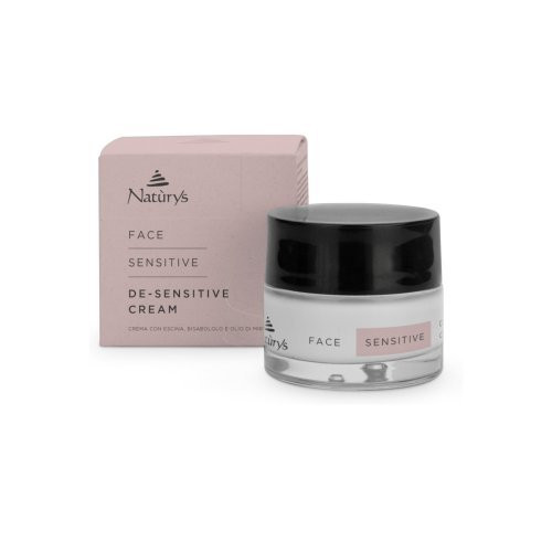 Naturys Raminamasis kremas jautriai ir dehidratuotai odai Face De-Sensitive Cream